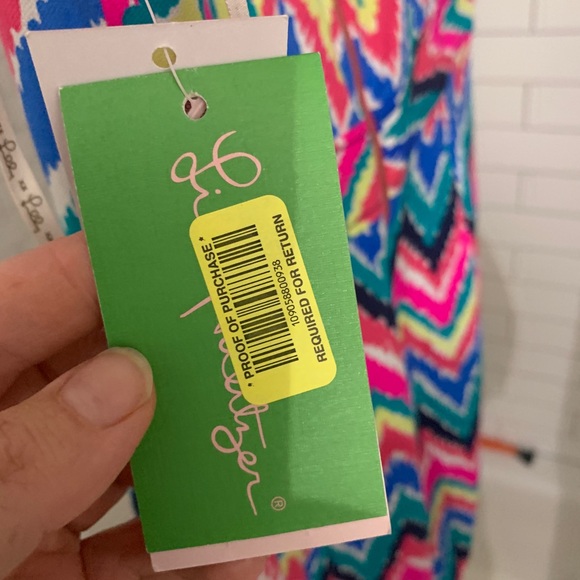 Lilly Pulitzer Kirkland Dress, Neon, Size 10 - Picture 6 of 7